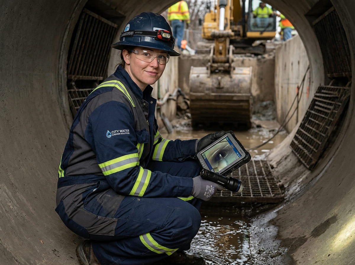 Sewer Line Inspection & Replacement in Pollok